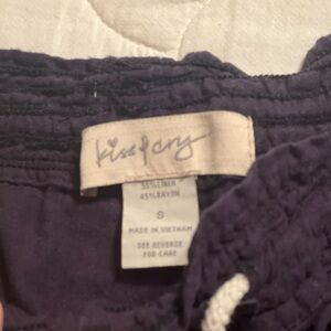 Linen wide leg pants